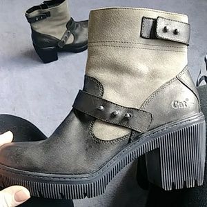 CAT leather ankle boots